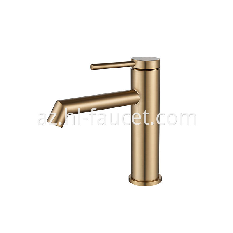 Brushed Gold Bathroom Taps